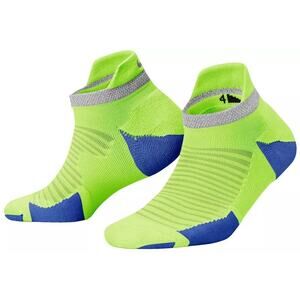 Nike Spark Cushioned No-Show Running Socks M6-7.5 W7.5-9 volt